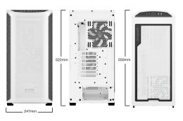 BE QUIET! OBUDOWA BE QUIET! SHADOW BASE 800 DX WHITE