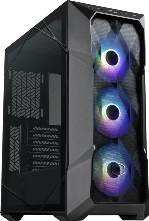 Cooler Master COOLER MASTER OBUDOWA MASTERBOX TD500 V2 MESH ARGB MIDI TOWER CZARNA TD500V2-KGNN-S00 Cooler Master COOLER MASTER OBUDOWA MASTERBOX TD500 V2 MESH ARGB MIDI TOWER CZARNA TD500V2-KGNN-S00