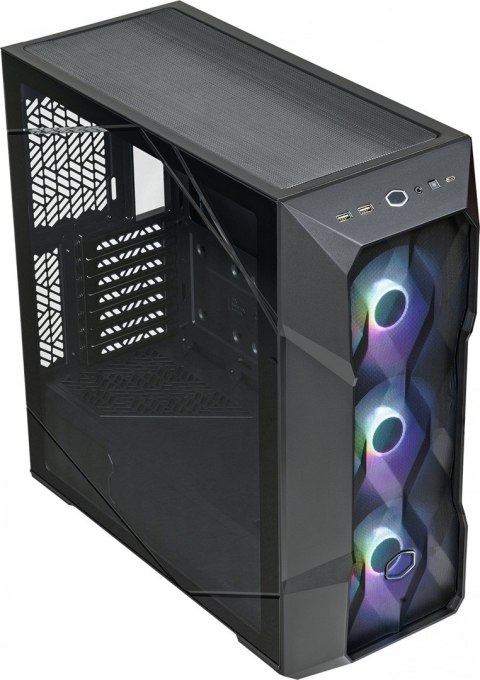Cooler Master COOLER MASTER OBUDOWA MASTERBOX TD500 V2 MESH ARGB MIDI TOWER CZARNA TD500V2-KGNN-S00 Cooler Master COOLER MASTER OBUDOWA MASTERBOX TD500 V2 MESH ARGB MIDI TOWER CZARNA TD500V2-KGNN-S00
