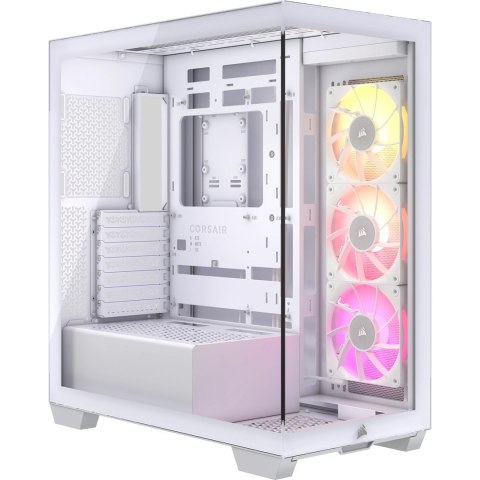 Corsair ICUE LINK 3500X RGB Tempered Glass Mid-Tower, White Corsair ICUE LINK 3500X RGB Tempered Glass Mid-Tower, White