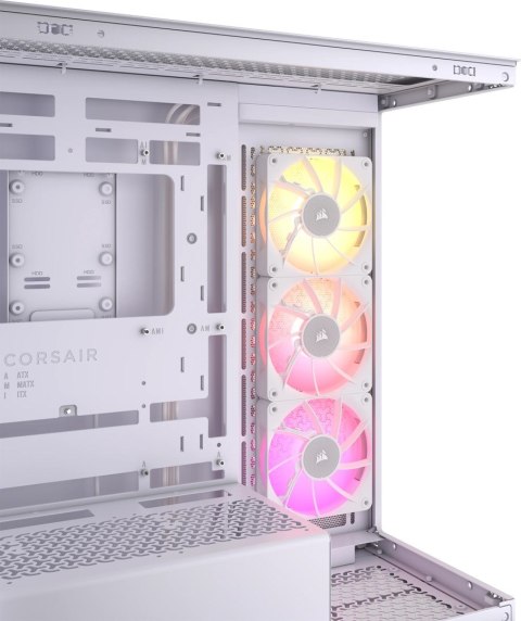 Corsair ICUE LINK 3500X RGB Tempered Glass Mid-Tower, White Corsair ICUE LINK 3500X RGB Tempered Glass Mid-Tower, White