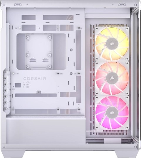 Corsair ICUE LINK 3500X RGB Tempered Glass Mid-Tower, White Corsair ICUE LINK 3500X RGB Tempered Glass Mid-Tower, White