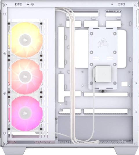 Corsair ICUE LINK 3500X RGB Tempered Glass Mid-Tower, White Corsair ICUE LINK 3500X RGB Tempered Glass Mid-Tower, White
