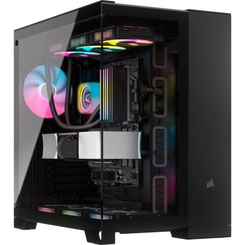 Corsair ICUE LINK 6500X RGB Tempered Glass Mid-Tower, Black Corsair ICUE LINK 6500X RGB Tempered Glass Mid-Tower, Black