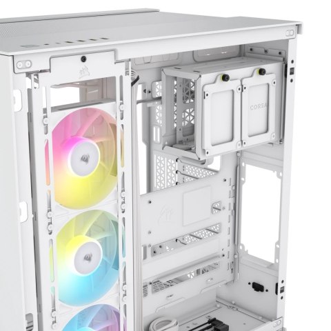Corsair ICUE LINK 6500X RGB Tempered Glass Mid-Tower, White Corsair ICUE LINK 6500X RGB Tempered Glass Mid-Tower, White