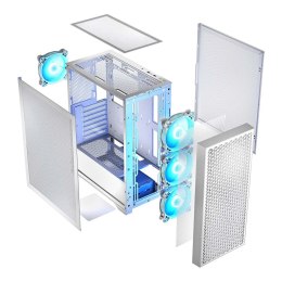 LOGIC LOGIC OBUDOWA DART PRO ARGB MIDI USB TYPE-C BIAŁA