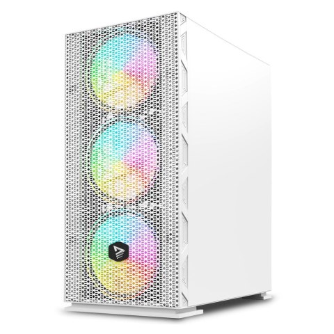 SAVIO SAVIO OBUDOWA PC ARGB MESH/GLASS RAPTOR WHITE X1 SAVIO SAVIO OBUDOWA PC ARGB MESH/GLASS RAPTOR WHITE X1