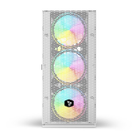 SAVIO SAVIO OBUDOWA PC ARGB MESH/GLASS RAPTOR WHITE X1 SAVIO SAVIO OBUDOWA PC ARGB MESH/GLASS RAPTOR WHITE X1
