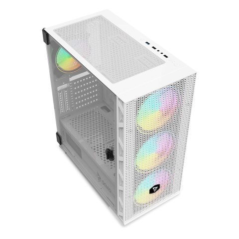 SAVIO SAVIO OBUDOWA PC ARGB MESH/GLASS RAPTOR WHITE X1 SAVIO SAVIO OBUDOWA PC ARGB MESH/GLASS RAPTOR WHITE X1