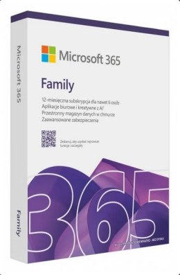 Microsoft Microsoft 365 Family Polish EuroZone Subscr
