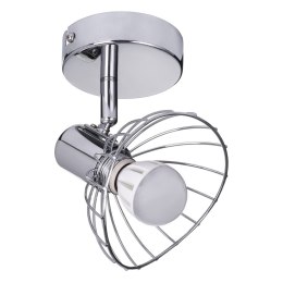 Activejet Kinkiet pojedynczy sufitowy ścienny chrom Activejet GIZEL reflektor E14 do salonu