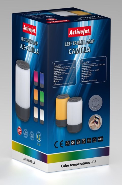 Activejet Lampa dekoracyjna LED Activejet AJE-CAMILLA RGB Activejet Lampa dekoracyjna LED Activejet AJE-CAMILLA RGB