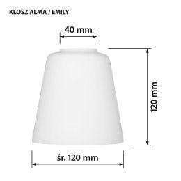 Activejet Lampa wisząca Activejet AJE-ALMA 3P E27 3x40W