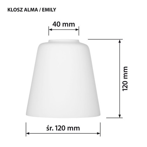 Activejet Lampa wisząca Activejet AJE-ALMA 3P E27 3x40W Activejet Lampa wisząca Activejet AJE-ALMA 3P E27 3x40W