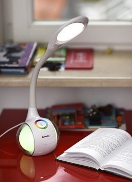 Activejet Lampka na biurko stołowa biurkowa LED Activejet RAINBOW RGB biała