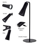 Activejet Lampka wielofunkc LED Activejet AJE-IDA 4in1 czarna