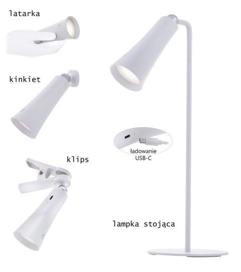 Activejet Lampka wielofunkcyjna LED Activejet AJE-IDA 4in1 Activejet Lampka wielofunkcyjna LED Activejet AJE-IDA 4in1