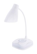 Activejet Nowoczesna lampka na biurko LED Activejet CLASSIC PLUS biała z funkcją oświetlenia nocnego