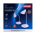 Activejet Nowoczesna lampka na biurko LED Activejet CLASSIC PLUS biała z funkcją oświetlenia nocnego