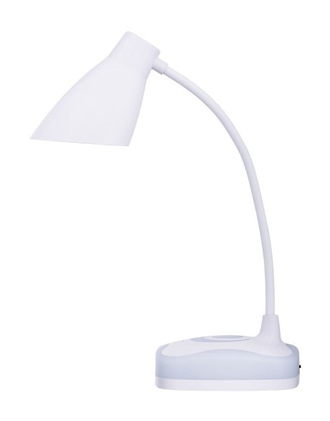 Activejet Nowoczesna lampka na biurko LED Activejet CLASSIC PLUS biała z funkcją oświetlenia nocnego Activejet Nowoczesna lampka na biurko LED Activejet CLASSIC PLUS biała z funkcją oświetlenia nocnego