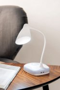 Activejet Nowoczesna lampka na biurko LED Activejet CLASSIC PLUS biała z funkcją oświetlenia nocnego