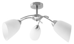 Activejet Żyrandol klasyczna lampa sufitowa wisząca Activejet NIKITA Nikiel potrójna 3xE27 do salonu