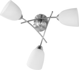 Activejet Żyrandol klasyczna lampa sufitowa wisząca Activejet NIKITA Nikiel potrójna 3xE27 do salonu