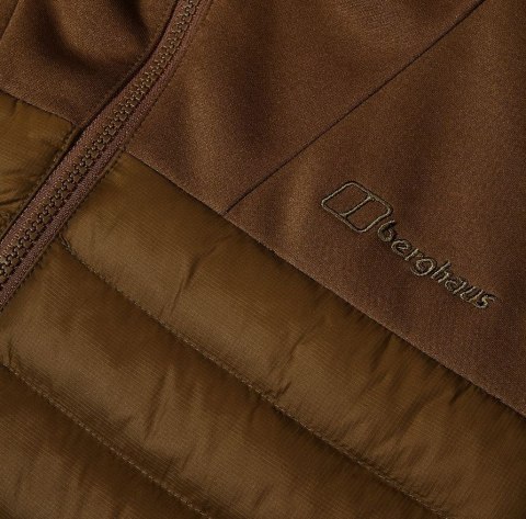 Berghaus Kurtka hybrydowa męska Berghaus Vaskye Hooded Hybrid Jacket roz. M brązowa Berghaus Kurtka hybrydowa męska Berghaus Vaskye Hooded Hybrid Jacket roz. M brązowa