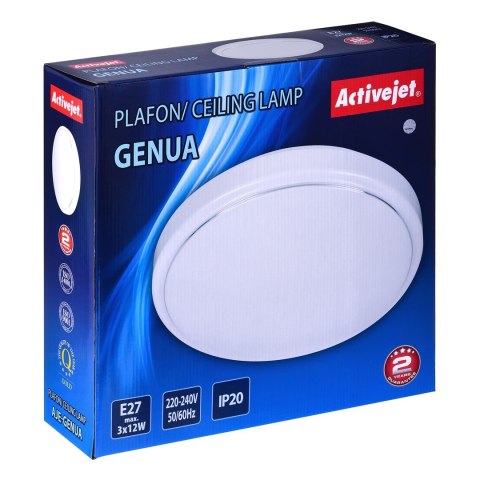 Activejet Plafon Activejet AJE-GENUA 3xE27 Activejet Plafon Activejet AJE-GENUA 3xE27