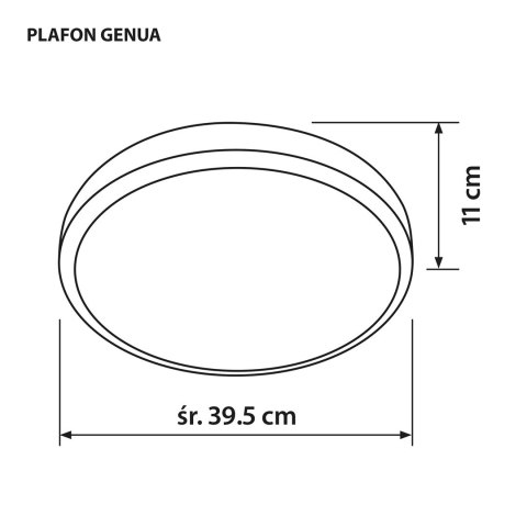 Activejet Plafon Activejet AJE-GENUA 3xE27 Activejet Plafon Activejet AJE-GENUA 3xE27