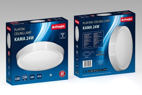 Activejet Plafon sufitowy LED Activejet AJE-KAMA 24W Activejet Plafon sufitowy LED Activejet AJE-KAMA 24W