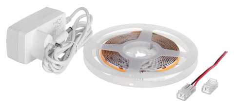 Activejet Taśma LED COB 3m z zasilaczem barwa zimna IP20 Activejet Taśma LED COB 3m z zasilaczem barwa zimna IP20