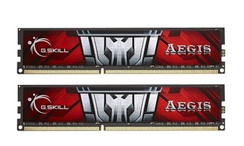 G.SKILL Zestaw pamięci G.SKILL Aegis F3-1600C11D-16GIS (DDR3 DIMM; 2 x 8 GB; 1600 MHz; CL11) G.SKILL Zestaw pamięci G.SKILL Aegis F3-1600C11D-16GIS (DDR3 DIMM; 2 x 8 GB; 1600 MHz; CL11)