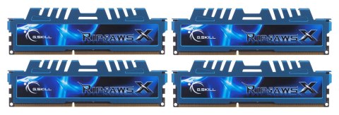 G.SKILL Zestaw pamięci G.SKILL RipjawsX F3-1600C9Q-32GXM (DDR3 DIMM; 4 x 8 GB; 1333 MHz; CL9) G.SKILL Zestaw pamięci G.SKILL RipjawsX F3-1600C9Q-32GXM (DDR3 DIMM; 4 x 8 GB; 1333 MHz; CL9)