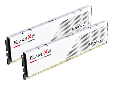 G.SKILL G.SKILL FLARE X5 AMD DDR5 2X32GB 6000MHZ CL36-36 EXPO WHITE F5-6000J3636F32GX2-FX5W G.SKILL G.SKILL FLARE X5 AMD DDR5 2X32GB 6000MHZ CL36-36 EXPO WHITE F5-6000J3636F32GX2-FX5W
