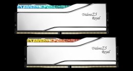 G.SKILL G.SKILL TRIDENT Z5 ROYAL RGB DDR5 2X16GB 6400MHZ CL32 XMP3 SILVER F5-6400J3239G16GX2-TR5S