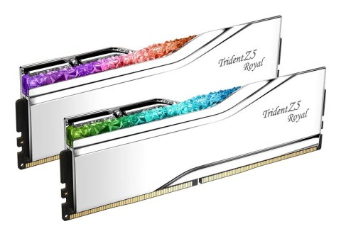 G.SKILL G.SKILL TRIDENT Z5 ROYAL RGB DDR5 2X32GB 6400MHZ CL32 XMP3 SILVER F5-6400J3239G32GX2-TR5S G.SKILL G.SKILL TRIDENT Z5 ROYAL RGB DDR5 2X32GB 6400MHZ CL32 XMP3 SILVER F5-6400J3239G32GX2-TR5S