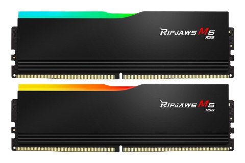 G.SKILL G.SKILL RIPJAWS M5 RGB DDR5 2X32GB 6000MHZ CL28 XMP3 BLACK F5-6000J2836G32GX2-RM5RK G.SKILL G.SKILL RIPJAWS M5 RGB DDR5 2X32GB 6000MHZ CL28 XMP3 BLACK F5-6000J2836G32GX2-RM5RK