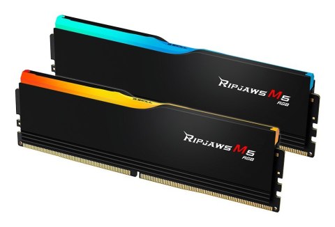 G.SKILL G.SKILL RIPJAWS M5 RGB DDR5 2X32GB 6000MHZ CL28 XMP3 BLACK F5-6000J2836G32GX2-RM5RK G.SKILL G.SKILL RIPJAWS M5 RGB DDR5 2X32GB 6000MHZ CL28 XMP3 BLACK F5-6000J2836G32GX2-RM5RK