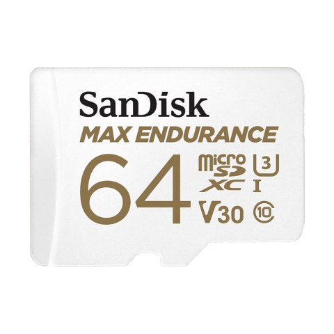 SanDisk KARTA SANDISK MAX ENDURANCE microSDXC 64GB z adapterem SanDisk KARTA SANDISK MAX ENDURANCE microSDXC 64GB z adapterem