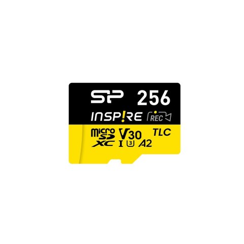 Silicon Power Silicon Power microSDXC Power Inspire 256GB V30 TLC 170/150 MB/S Silicon Power Silicon Power microSDXC Power Inspire 256GB V30 TLC 170/150 MB/S