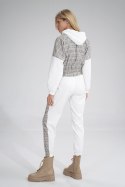 Bluza Damska Model M757 Ecru/Wzór 121 - Figl