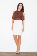 Bluzka Model M113 Brown - Figl