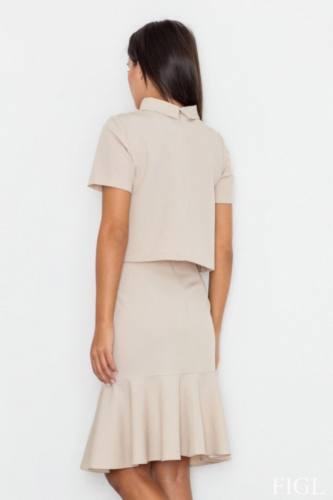 Spódnica Model M538 Beige - Figl Spódnica Model M538 Beige - Figl