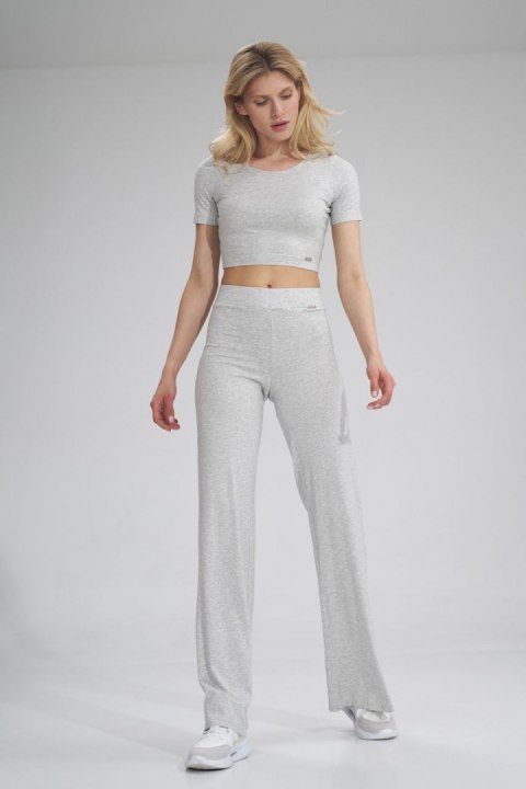 Spodnie Damskie Model M749 Grey Melange - Figl Spodnie Damskie Model M749 Grey Melange - Figl