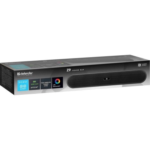 Defender DEFENDER GŁOŚNIK SOUNDBAR Z9 16W LED BLUETOOTH Defender DEFENDER GŁOŚNIK SOUNDBAR Z9 16W LED BLUETOOTH