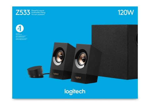 Logitech Głośniki Logitech 980-001054 (2.1; kolor czarny) Logitech Głośniki Logitech 980-001054 (2.1; kolor czarny)
