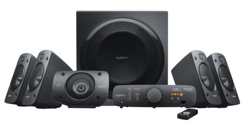 Logitech Zestaw głośników Logitech Z-906 980-000468 (5.1; kolor czarny) Logitech Zestaw głośników Logitech Z-906 980-000468 (5.1; kolor czarny)