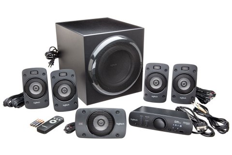 Logitech Zestaw głośników Logitech Z-906 980-000468 (5.1; kolor czarny) Logitech Zestaw głośników Logitech Z-906 980-000468 (5.1; kolor czarny)