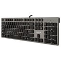 A4 TECH Klawiatura membranowa A4 TECH KV-300H A4TKLA39976 (USB 2.0; (US); kolor czarny)